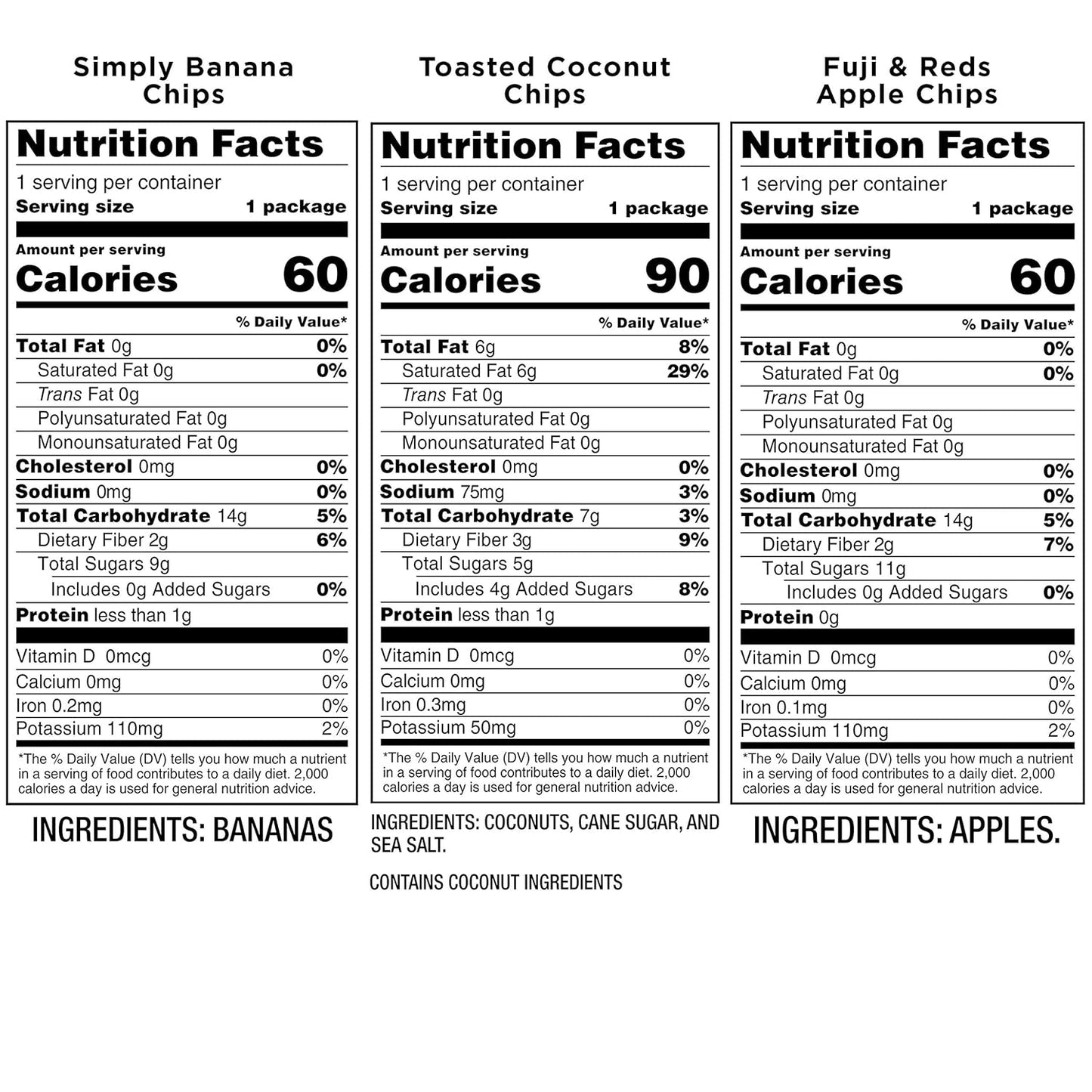 Bare Baked Crunchy, Fruit Variety Pack, 0.53 Ounce (Pack of 16)